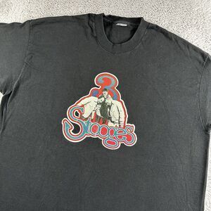 Vintage 90s‎ Three 3 Stooges T Shirt Mens 2x Black Movie Promo USA Made SS